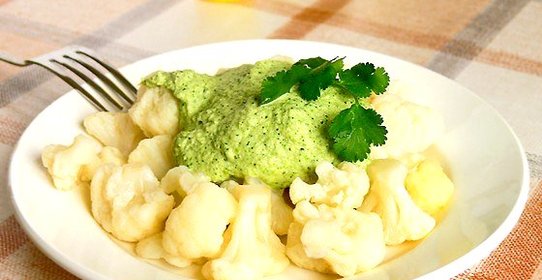 Цветная капуста с соусом