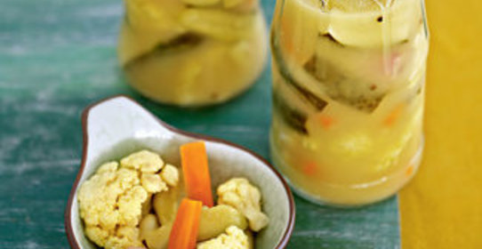 Пикалили, острые овощи к мясу