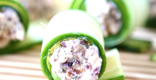 Рулетики из огурцов