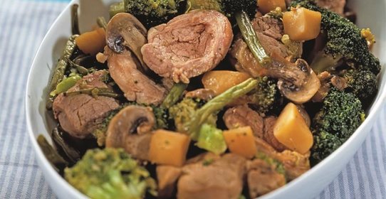 Свинина в сливовом соусе