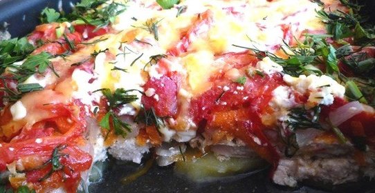 Куриная грудка под подушкой