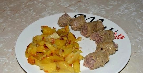 Жарено-потушенная картошка