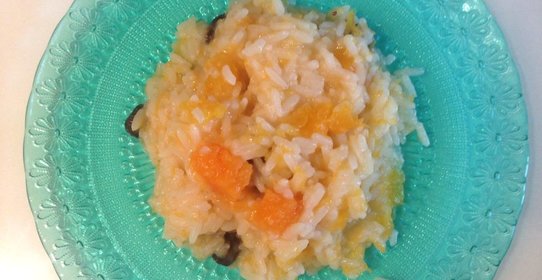 Плов сладкий с тыквой