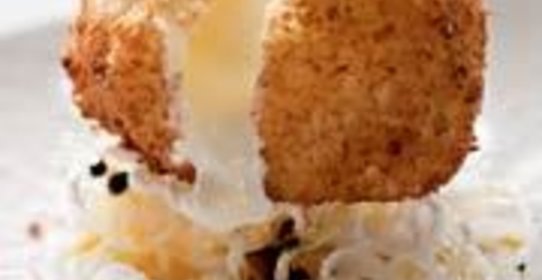 Жареное мороженое с фунчезой