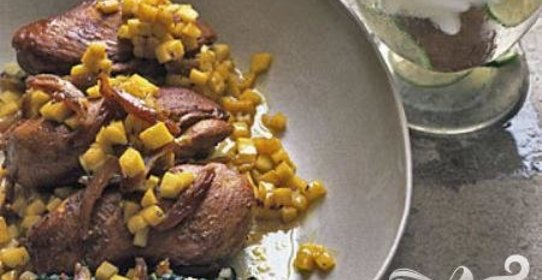 Курица с яблоками по-африкански