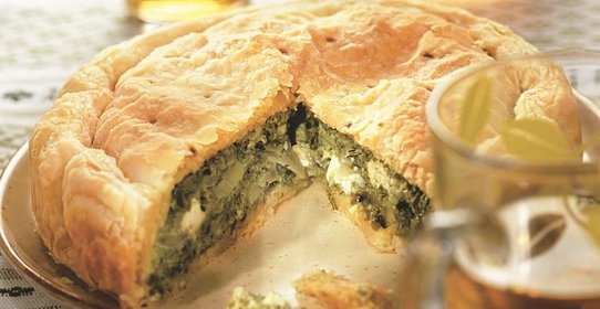 Спанакопитта, пирог со шпинатом