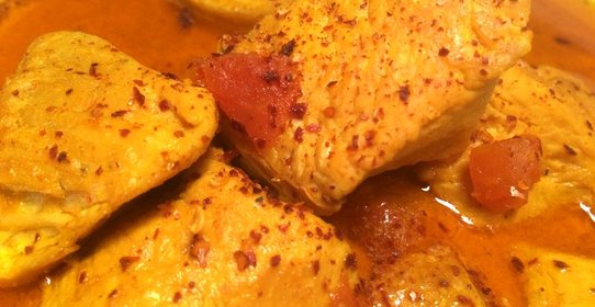 Индейка в соусе карри