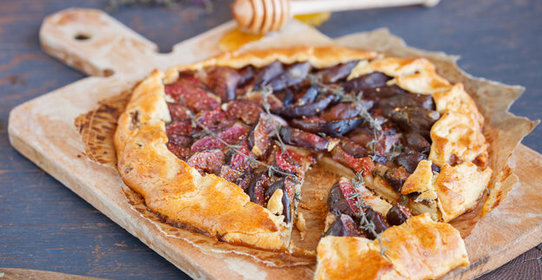 Пирог с инжиром за 30 минут