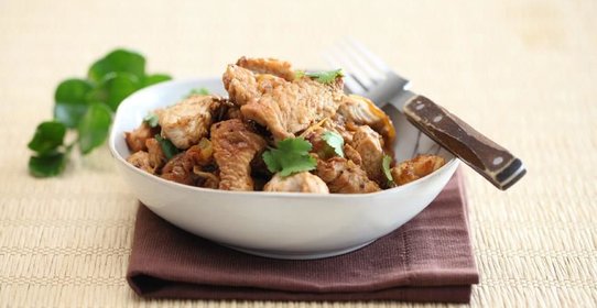 Индейка в лимонно-имбирном соусе