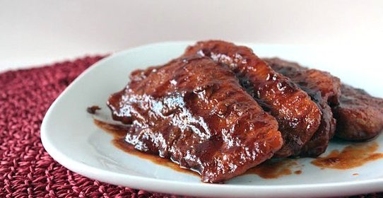 Говяжьи отбивные под соусом из пива