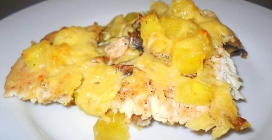 Картошка с ананасами в духовке