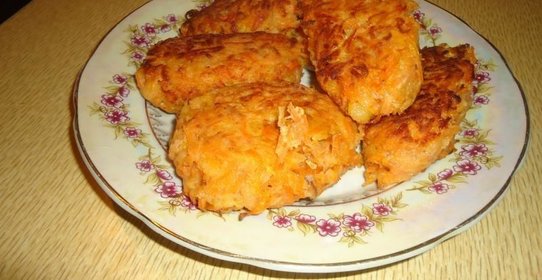 Морковные котлеты