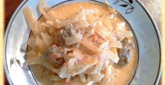 Капуста тушеная