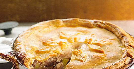 Картофельный пирог с мясом