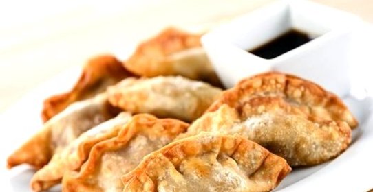 Пельмени с креветками