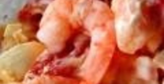 Салат нежный с креветками