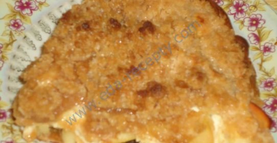 Яблочный пирог со сметаной