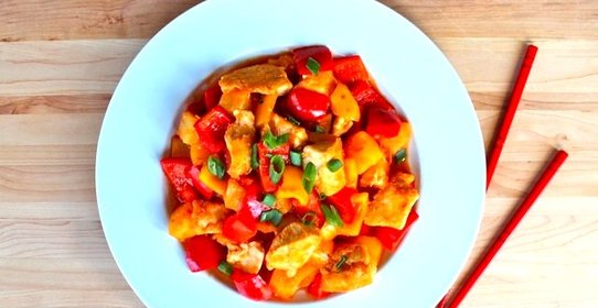 Курица в кисло-сладком соусе
