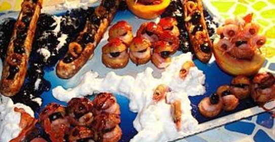 Салат с креветками