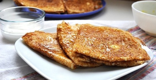 Блинчики заварные на кефире