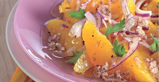 Салат из апельсинов