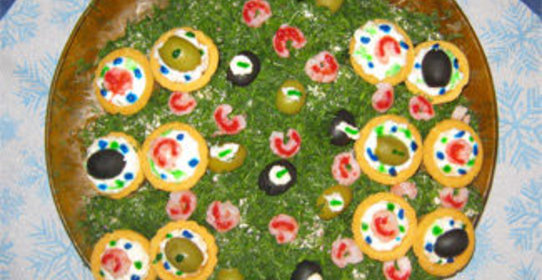 Салат Новогодняя елка