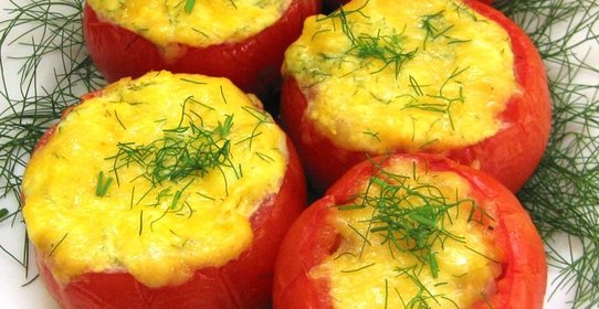 Перец с мясом в духовке