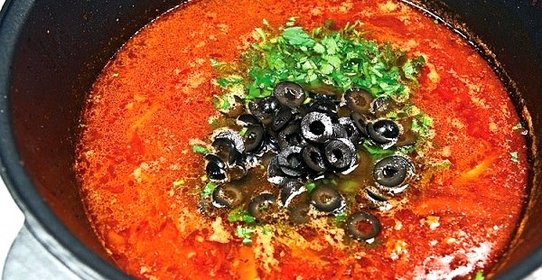 Солянка в казане