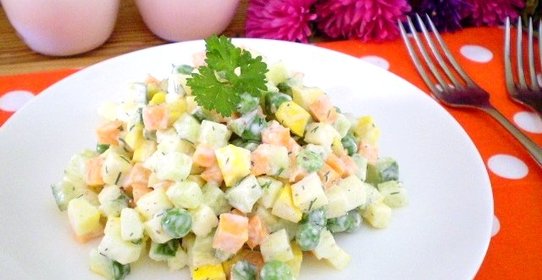 Сыроедческий оливье