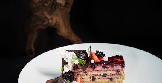 Черничный пирог