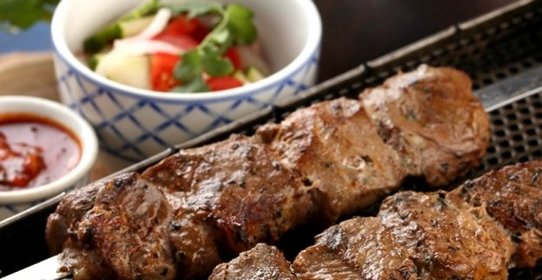 Шашлык из телятины с уксусом