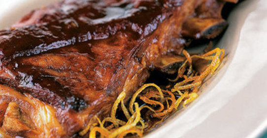 Телячьи ребрышки в карамели
