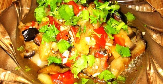 Острое рагу из баклажанов