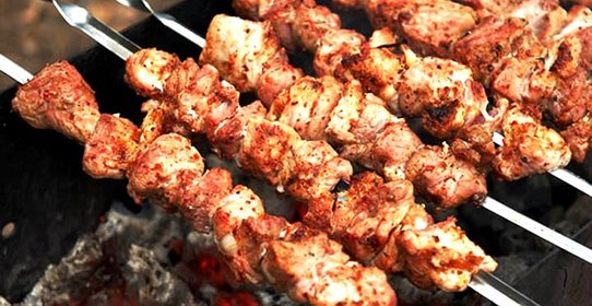 Быстрый шашлык из свинины