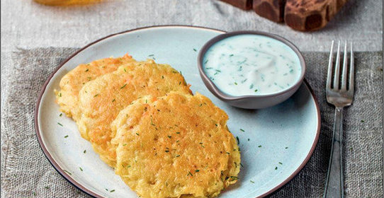 Драники с начинкой из лосося от Михаила Ширвиндта