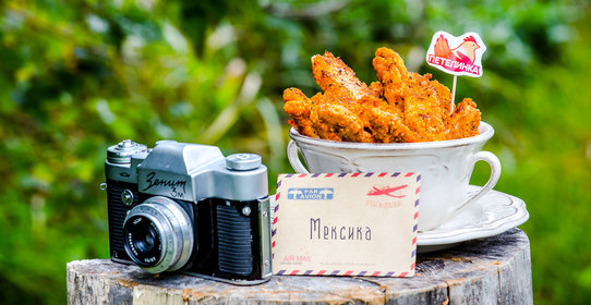 Курица в ореховой панировке