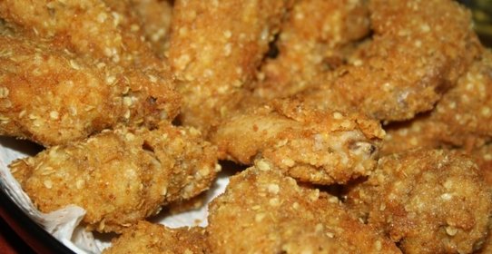 Крылышки во фритюре в двойной панировке