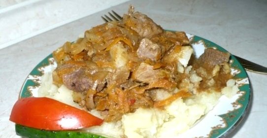 Говядина со сметаной в мультиварке