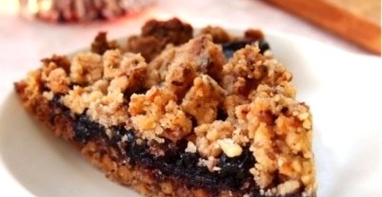 Пирог с вареньем без яиц