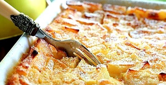 Новогодний яблочный десерт