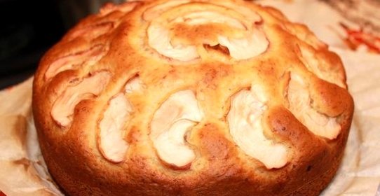 Пирог на молоке без дрожжей