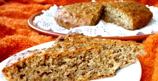 Коврижка с овсяными хлопьями