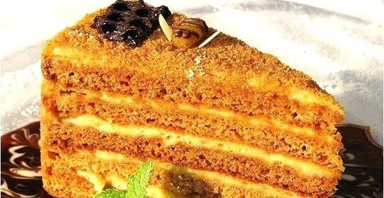 Медовый торт на скорую руку