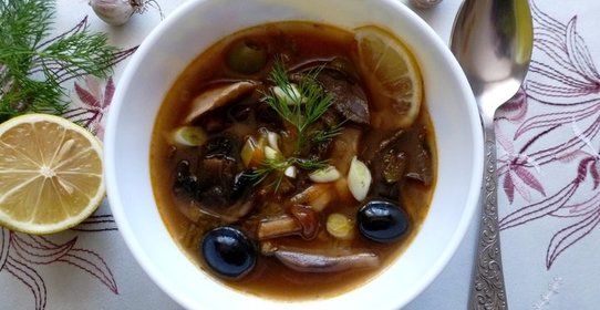 Сборная грибная солянка