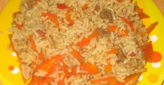 Плов из говядины в мультиварке