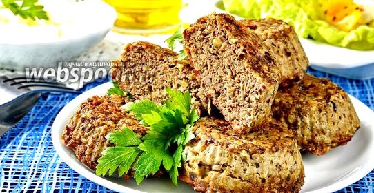 Печёночные котлеты в духовке