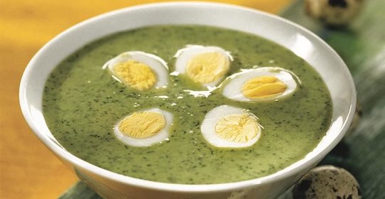 Пасхальный суп из зелени