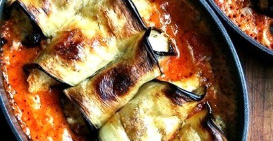 Итальянские инвольтини (рулетики) из баклажана