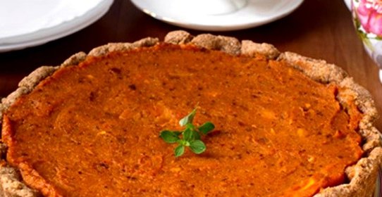 Постный тыквенный пирог