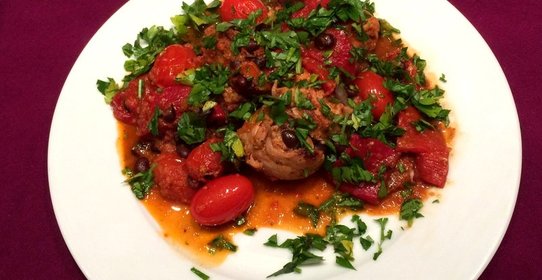 Пири-пири куриное рагу по‑португальски